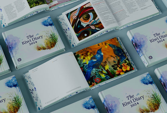 The Kiwi Diary 2024 Rebecca Smallridge Cover Design